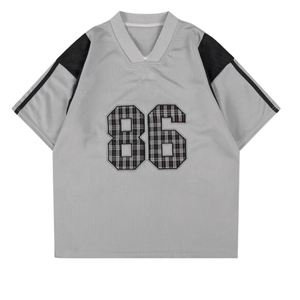 Maillot de football américain personnalisé de haute qualité pour hommes, manches courtes, respirant, léger, durable, pour équipe sportive - Product Image 1