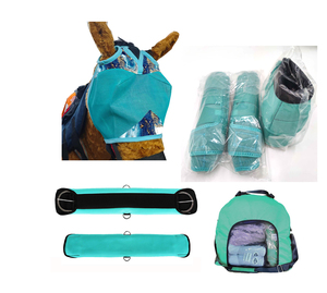 Conjunto de equipo de equitación, máscara de mosca, <span class=keywords><strong>botas</strong></span> deportivas, <span class=keywords><strong>botas</strong></span> de campana, bolsas de transporte - Product Image 1