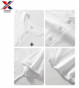 เสื้อยืดผ้าฝ้ายโอเวอร์ไซส์สำหรับผู้ชาย, เสื้อยืดแห้งเร็วสวมใส่ได้ทั้งวัน - Product Image 5