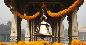 Campana de latón macizo de 5 pulgadas con anillo transparente Soporte pesado montable en la pared para uso en interiores/exteriores Campana de barcos Tamaño 5 pulgadas - Product Image 4