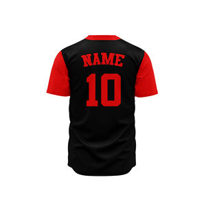 Camiseta de Béisbol Lisa Barata de Manga Corta OEM al por Mayor, Fabricante de Camisetas de Béisbol con Estampado por Sublimación - Product Image 2