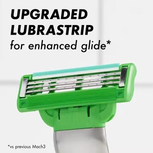 Recambios de cuchillas de afeitar de doble filo para Gillette para Mach3 Sensitive, 20 unidades, seguros para pieles sensibles, Material de acero inoxidable - Product Image 3