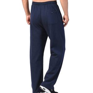 กางเกงผู้ชายแบบปรับแต่งได้กางเกงกีฬาสีพื้นมีกระเป๋าผ้าคอตตอนแบบผูกเชือกใส่กลางแจ้ง - Product Image 6