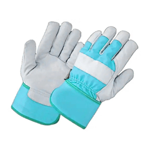 Gants de travail en cuir robustes Anti Impact Rigger Industry Construction Safety Work Gants en cuir de trempage tricotés antidérapants - Product Image 2
