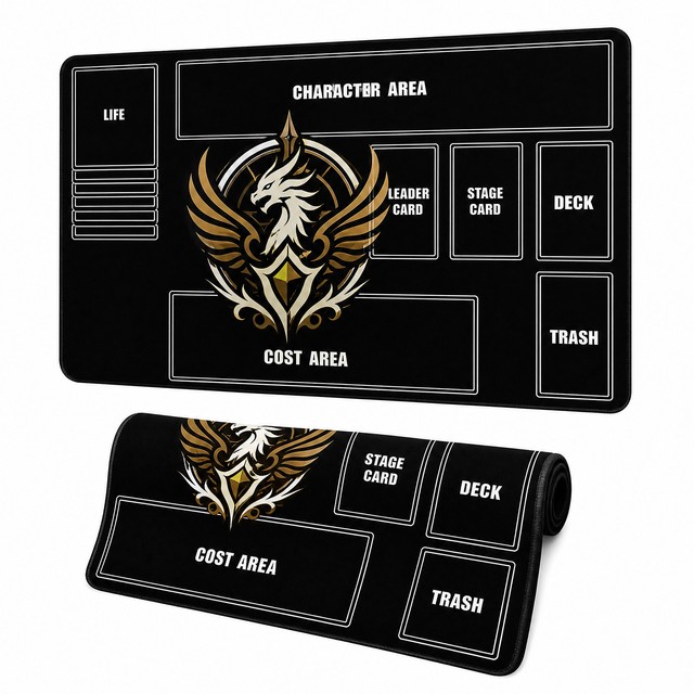 Free Design Custom TCG Playmat 24X14" Playmat TCG CCG Game Cards Gaming Mat MTG Card One Piece Game Mat