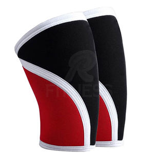 Genouillères en néoprène respirantes unisexes de qualité supérieure de 7 mm avec soutien et compression pour la musculation - Product Image 2