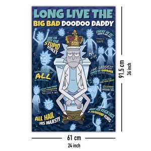 Affiche de style moderne pour Rick et Morty, longue vie au Big Bad Doodoo Daddy, pour décoration murale - Product Image 2