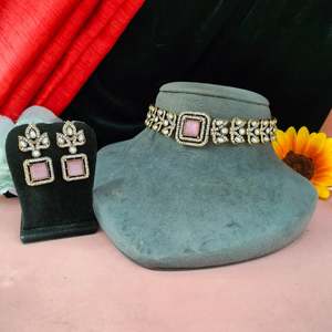 ชุดโชคเกอร์เพทายวิคตอเรียนโมเดิร์นหรูหราสไตล์วินเทจหรูหรายาวนานสำหรับงานแต่งงานสร้อยคอแฟชั่น - Product Image 3