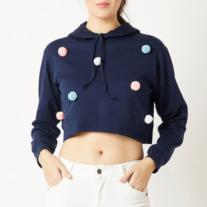 Nouvelle veste d'hiver à capuche décontractée pour femmes Design imprimé Prix de gros Sweat à capuche fabriqué en usine Pakistan - Product Image 1
