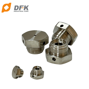 DFK Taiwan ข้อต่อช่องระบายอากาศความแม่นยำสูงทำจากทองแดง CNC สำหรับใช้ในอุตสาหกรรมมาตรฐาน ISO 9001 - Product Image 6