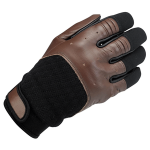 Men's Chocolate Track Riding Motorbike Gloves Motorcycle Auto Racing Wear Genuine Leather Gloves For Men - Product Image 2