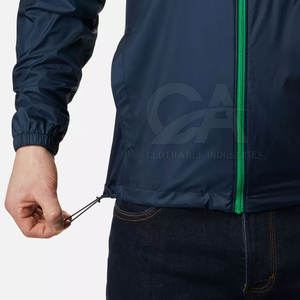 Wholesale <b>Men</b> Outdoor Windbreaker <b>Jacket</b> Casual Wear Waterproof Breathable Windbreaker <b>Jacket</b> - Product Image 6