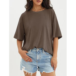 T-shirt épais 230 g/m² pour femmes sérigraphie personnalisée - Product Image 5