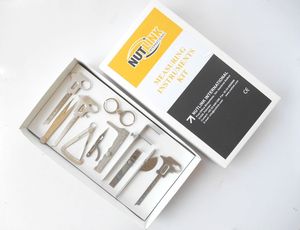 Outil de mesure en acier inoxydable avec poignée métallique, personnalisable avec logo, pour usage professionnel, plage d'épaisseur 0-10mm, le meilleur choix - Product Image 3