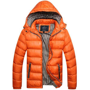 Vente en gros de veste bulle avec logo personnalisé pour hommes vêtements d'extérieur chauds avec fermeture à glissière en toile Service OEM disponible - Product Image 4