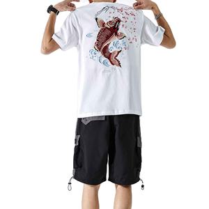Camiseta de Manga Corta para Hombre, Personalizable con Logotipo, de Algodón y Poliéster, Transpirable, con Estampado de Alta Calidad, Patrón Sólido y Bordado - Product Image 4