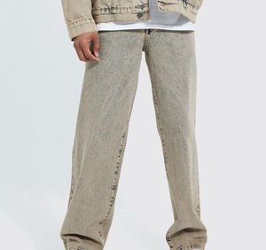 เซ็ตกางเกงยีนส์และแจ็กเก็ตสำหรับผู้ชายชุดสูทสองชิ้นแฟชั่น2025แนวสตรีทสำหรับผู้ชายหลากสี - Product Image 6