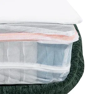 Matelas en mousse de 25 cm d'épaisseur, fermeté moyenne, housse en tissu respirant, design moderne pour chambre à coucher, usage domestique, garantie de 12 mois - Product Image 4