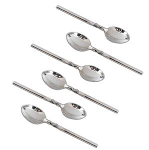 Grossiste Cuillère à dîner en métal avec manche royal pour la maison et le restaurant Table à dessert et cuillères à soupe - Product Image 6