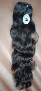 Extensions de cheveux naturels ondulés de 18 pouces, couleur naturelle, en mèches - Product Image 5