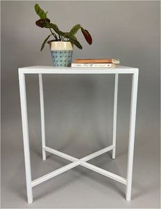 โต๊ะกาแฟเหล็กสีขาวดีไซน์ไม่เหมือนใครสำหรับเครื่องครัวสำนักงานบ้านร้านอาหารห้องนั่งเล่นตกแต่งสวนทำในประเทศอินเดีย - Product Image 2