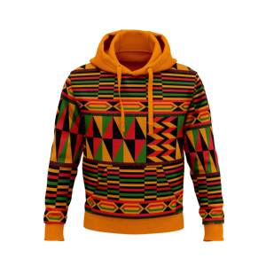 Sudadera con Capucha Amarilla, Reproducción Vintage con Tela y Patrones Originales de los 90, Estilo Surplus con Auténtico Camuflaje - Product Image 1