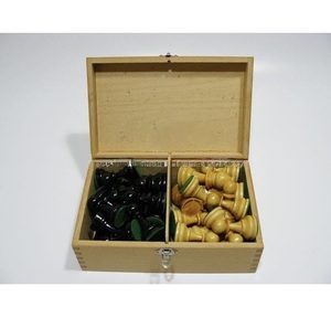 Juego de Ajedrez con Tablero de Madera 100% Hecho a Mano y Juego de Ajedrez de Tamaño Personalizado - Product Image 5