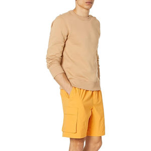 Pantalones cortos Cargo de alta calidad para hombre, secado rápido, ajuste relajado, nailon transpirable con patrón sólido, característica antiarrugas - Product Image 2