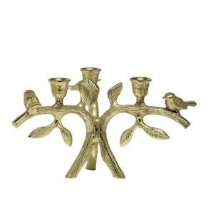 ขาตั้งเทียนสําหรับตกแต่งบ้าน 3 ชั้น Leaf ออกแบบโรงแรมงานแต่งงานตกแต่งคุณภาพระดับพรีเมียมขาตั้งเทียน - Product Image 2