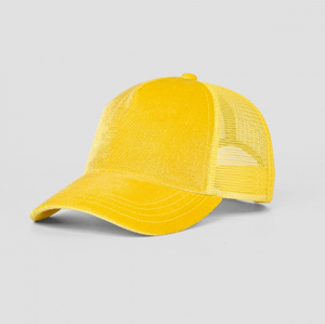 OEM personalizado de alta calidad de 5 paneles bordado Logo gorra de camionero de terciopelo Gorras camionero gorra de béisbol sombreros camionero sombrero de malla - Product Image 5