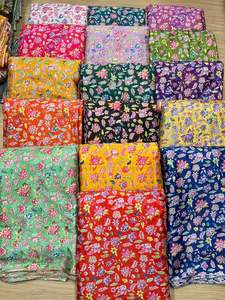 Tissu chinon respirant de qualité supérieure, à séchage rapide, écologique, avec broderie lourde et motif floral imprimé pour vêtements féminins - Product Image 4