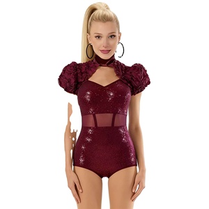 Jersey sin Mangas con Pedrería Moderna, Material Cómodo y Flexible, Ideal para Uniformes de Animadoras - Product Image 2