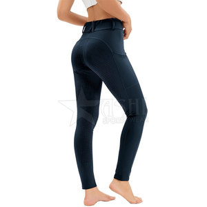 Pantalones de montar Pantalones Skinny Horse Sport Mujer Ejercicio Pantalones de cintura alta Legging ecuestre - Product Image 3