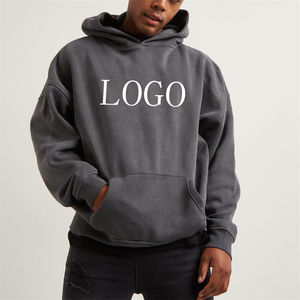 เสื้อฮู้ดดี้ปี 2026 ผ้าฝ้าย 100% แบบสวมหัว พิมพ์ลายปักตามสั่ง คุณภาพสูง ผ้าฟลีซฝ้าย 100% สไตล์วินเทจ ลุคทำเก่า ซักแบบ Distressed Wash สตรีทแวร์ - Product Image 4