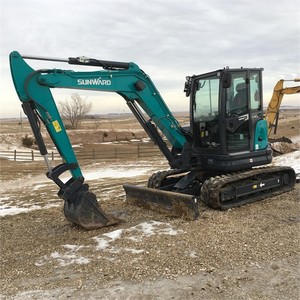 Mini-excavatrice sur roues SW60UF avec moteur, pompe et boîte de vitesses - Matériel de construction et de bâtiment à haute efficacité - Product Image 5