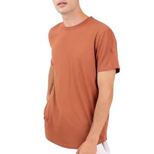 Camisetas de alta calidad, venta al por mayor, camisetas informales con diseño personalizado y hombros caídos, camiseta en blanco con gráfico sólido de alta calidad para hombre - Product Image 1