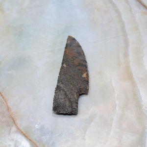 Couteau à pointe de flèche en agate naturelle à l'ancienne | Lame de pierres précieuses de 4 pouces tricotée à la main - Product Image 1