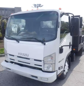 Superbe!! Prêt à l'emploi, Isuzu NPR 2015 d'occasion, plateau plat de 12 pieds, 3 places, diesel, conduite à gauche/droite, faible kilométrage - Product Image 2
