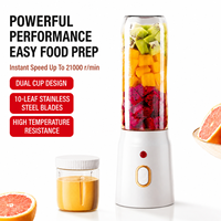 Nieuwe Design 600ML Draadloze Draagbare Sapcentrifuge Blender Multifunctionele Oplaadbare Fruit Smoothie Maker voor Thuis, Reizen en Kantoor