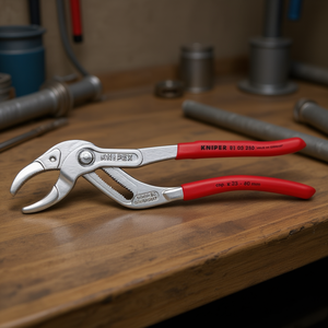 Pince à siphon et à connecteurs chromée Knipex pour siphons, raccords de tubes et connecteurs - Product Image 3