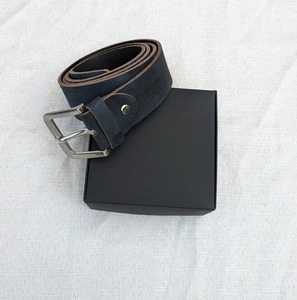 Cinturón de cuero hecho a mano de lujo para hombres con acabado Premium Cinturón de cuero duradero para hombres Denim y uso al aire libre al precio más barato - Product Image 5