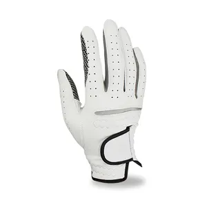 Guanto da Golf a destra-pelle di pecora pura da uomo con Design antiscivolo su misura per guanti sportivi fornitori