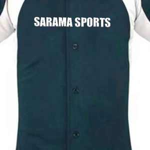 Venta al por mayor 100% poliéster impreso rayas béisbol Jersey y pantalón Conjunto personalizado uniformes de béisbol - Product Image 5