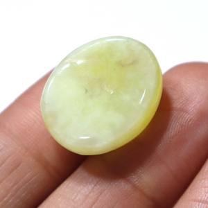 พลอยอาเกตสุลามานีสีเหลืองธรรมชาติทรงคาโบชอง พลอยอาเกตลายเส้น พลอยอาเกตเรียบ ขายส่งจากผู้ผลิตสำหรับทำเครื่องประดับ - Product Image 3
