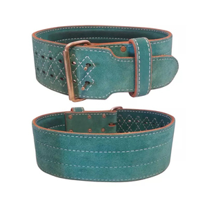 ขายร้อนคุณภาพระดับพรีเมียมProfessional GYMยกน้ําหนักการฝึกอบรมฟิตเนสยกน้ําหนักหนังเข็มขัด 4 นิ้ว - Product Image 5