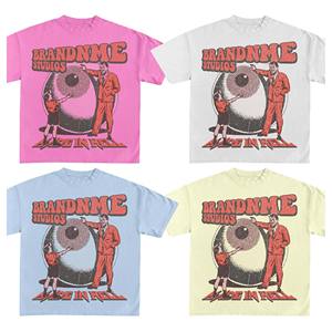 Camiseta de Hombre de Algodón 100% con Lavado Ácido, Corte Regular, Impresión Digital DTG Personalizada, Microfibra Gruesa de 300g, Secado Rápido y Transpirable - Product Image 5