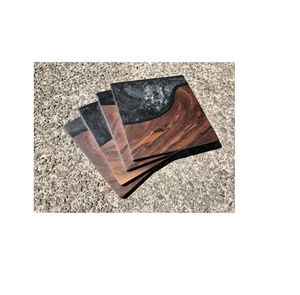 Posavasos de Resina de Madera de Primera Calidad, Diseño para Té y Café, Posavasos de Resina de Madera, Posavasos de Café Más Vendidos, Resina Epoxi para el Hogar y la Cocina - Product Image 6