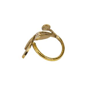 Gold Herb Leaf Metal Napkin <b>Rings</b> Decorative Napkin <b>Rings</b> Buckles in <b>Cheap</b> Price For Party Wedding Table Decor - Product Image 6