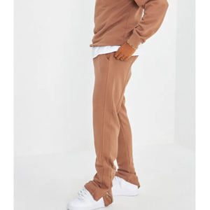 Nouveau design de haute qualité automne automne hiver sweat à capuche décontracté deux pièces à manches longues 460 gsm entraînement marron ensembles de vêtements de détente - Product Image 6