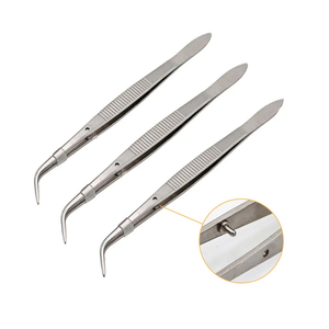 Vente chaude personnalisée 12.5cm/5 pouces de Long pince à épiler manuelle en métal pince meilleur pansement chirurgical médical en acier inoxydable - Product Image 4